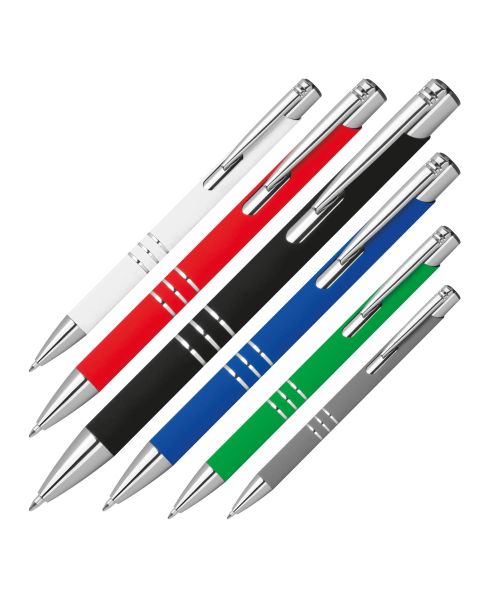 Umweltfreundlicher Kugelschreiber aus recyceltem Aluminium - nachhaltig und praktisch für flüssiges Schreiben