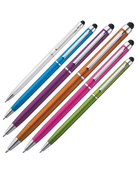 
Eleganter Drehkugelschreiber im MrGift Shop: Zeitloses Design, blaue Mine, Touch-Pad für Smartphones. Hochwertiger Metallclip mit Werbemöglichkeit. Bestellen Sie stilvolle Schreibwaren jetzt!