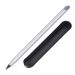 Tintenloser Aluminiumstift mit radierbarer Mine, umweltfreundlich und personalisierbar mit Logo, inkl. stilvollem Etui.
