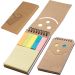 Praktischer Notizblock mit Spiralbindung, umweltfreundlichem Smile-Deckblatt, 50 karierten Seiten und Haftnotizen. Personalisierbar mit Ihrem Logo.