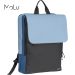 Wasserdichter MoLu Rucksack aus Polyurethan mit Laptopfach, Magnetverschluss und reflektierenden Details. Gepolsterte Gurte sorgen für Komfort, mehrere Fächer für Ordnung. Ihr Logo auf dem Frontfach – modern, funktional, sichtbar.