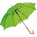 Stilvoller Automatikschirm: Hochwertiges Polyester, eleganter Holzgriff, auffällige Werbeanbringung. Regenschutz mit Klasse! Jetzt bei MrGift.de. Farbe Apfelgrün