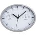 
Weiße ovale Wanduhr mit Hygrometer, Thermometer und Click-System, ideal zur Platzierung Ihres Logos oder Ihrer Werbung.