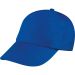 Blau: Klassische Baseballkappe aus AZO-freier Baumwolle für Komfort und Stil