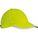 Kinder-Baseballcap aus Polyester mit reflektierender Borte, Klettverschluss und AZO-freier Färbung. Personalisierbar mit Ihrem Logo.