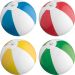 Bicolor-Strandball von MrGift: 21,5 cm, aus phthalatfreiem PVC, vielseitig einsetzbar, zweifarbiges Design, ideal für Strandspiele.