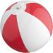 Weiß-roter Bicolor-Strandball von MrGift, 21,5 cm, aus phthalatfreiem PVC, vielseitig einsetzbar, ideal für Strandspiele.