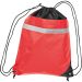 Sporttasche aus Non-Woven Material mit reflektierendem Streifen und praktischem Kordelzug für maximale Bequemlichkeit.
