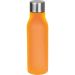 Orange Trinkflasche 550 ml, modernes Design, bruchsicher und ideal für aktive Menschen, personalisierbar mit Logo.