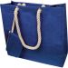 
Blaue, umweltfreundliche Jutetasche mit robusten Kordelgriffen und kleiner Geldbörse. Vielseitig, stilvoll und personalisierbar.