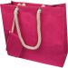 
Pinke, umweltfreundliche Jutetasche mit robusten Kordelgriffen und kleiner Geldbörse. Vielseitig, stilvoll und personalisierbar.