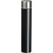 Schwarze Edelstahl-Isolierflasche mit 310 ml, hält Getränke heiß oder kalt, kompakt, auslaufsicher, personalisierbar mit Logo.