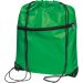 Grüne Gymbag RPET: Umweltfreundlich, wasserabweisend, mit Vorfach und Kordelzug.