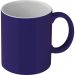 Blaue Keramiktasse, 300 ml, mit Logo-Druck. Hochwertige Tasse für Kaffee oder Tee, optional mit Einzelkarton.