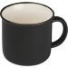 Entdecken Sie unsere elegante schwarze Nostalgietasse aus hochwertiger Keramik mit individueller Logo-Bedruckung - stilvoll und zeitlos.