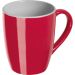 Rote Keramiktasse von MrGift: Hochwertig, 300 ml, mikrowellen- und spülmaschinengeeignet, personalisierbar mit Logo oder Design.