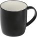 Schwarze Porzellantasse 300 ml: hochwertig, spülmaschinenfest und ideal für Kaffee oder Tee. In eleganter, edler Ausführung bei MrGift.